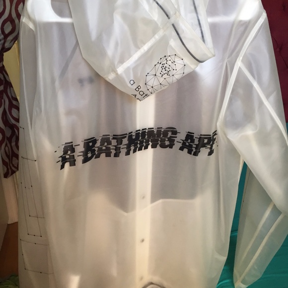 Clear Hoodie Jacket Mens - Bathing Ape - Picture 1 of 7